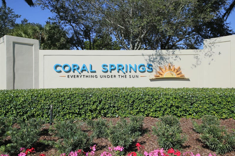 Coral Springs community sign